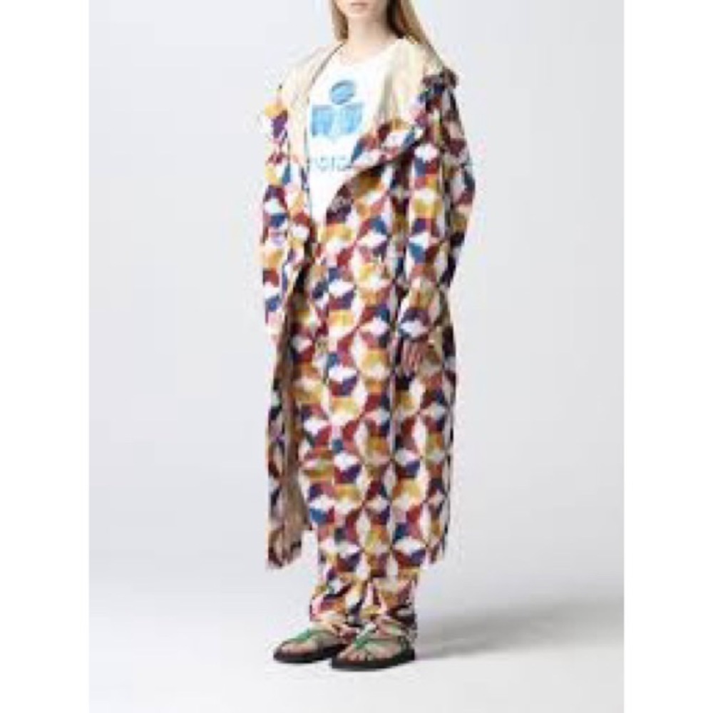 NWT Isabel Marant Munao Oversized Quilt Patchwork Pattern Coat size US 4 | FR 36 - Picture 2 of 16